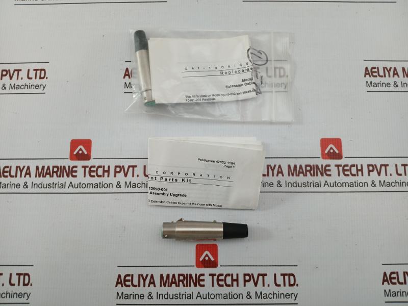 Lot Of 3X Female Xlr Cable Mount Connector 12590-001 Gai-tronics