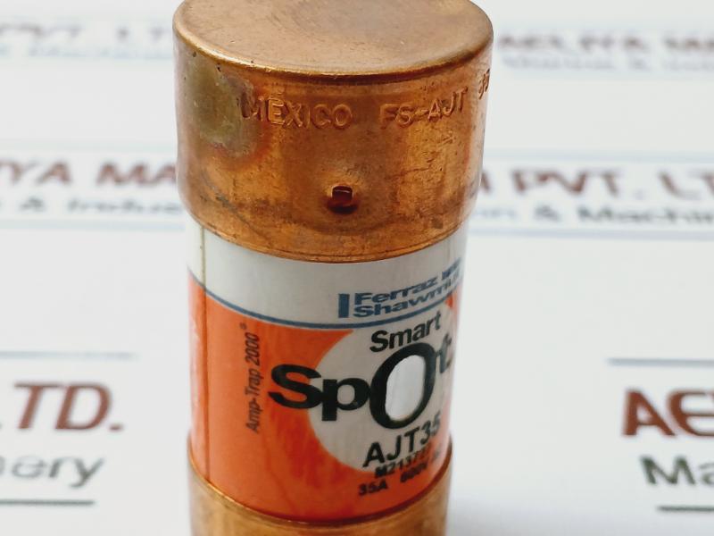 Lot Of 3X Ferraz Shawmut Ajt35 Class J Fuse M213727 35A 600Vac