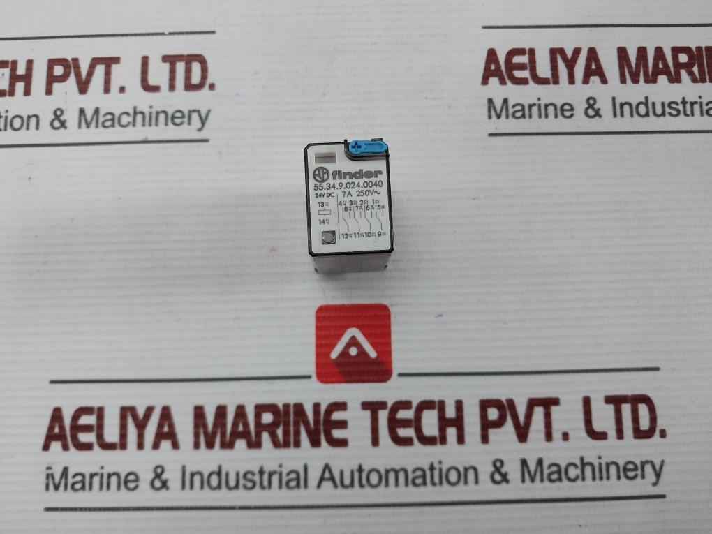 Lot Of 3X Finder 55.34.9.024.0040 Miniature General Purpose Relay 7A 250V