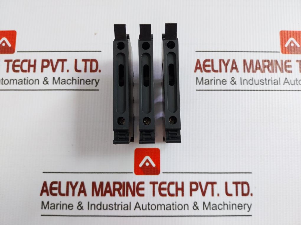 Lot Of 3X Fuse Modular Terminal Block Uk6,3-hesi Phoenix Contact 600V 10A
