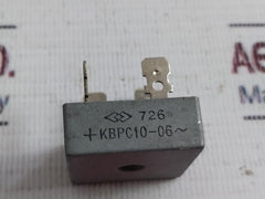 Lot of 3X General Instrument KBPC10-06~ Bridge Rectifier