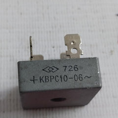 Lot of 3X General Instrument KBPC10-06~ Bridge Rectifier