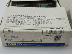 Lot Of 3X General Purpose Relay My4 Omron 24Vdc 5A