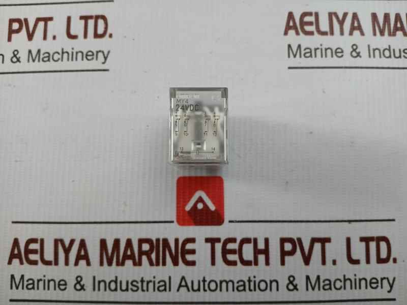 Lot Of 3X General Purpose Relay My4 Omron 24Vdc 5A