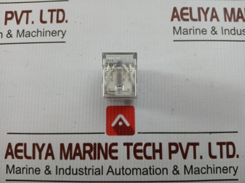 Lot Of 3X General Purpose Relay My4 Omron 24Vdc 5A