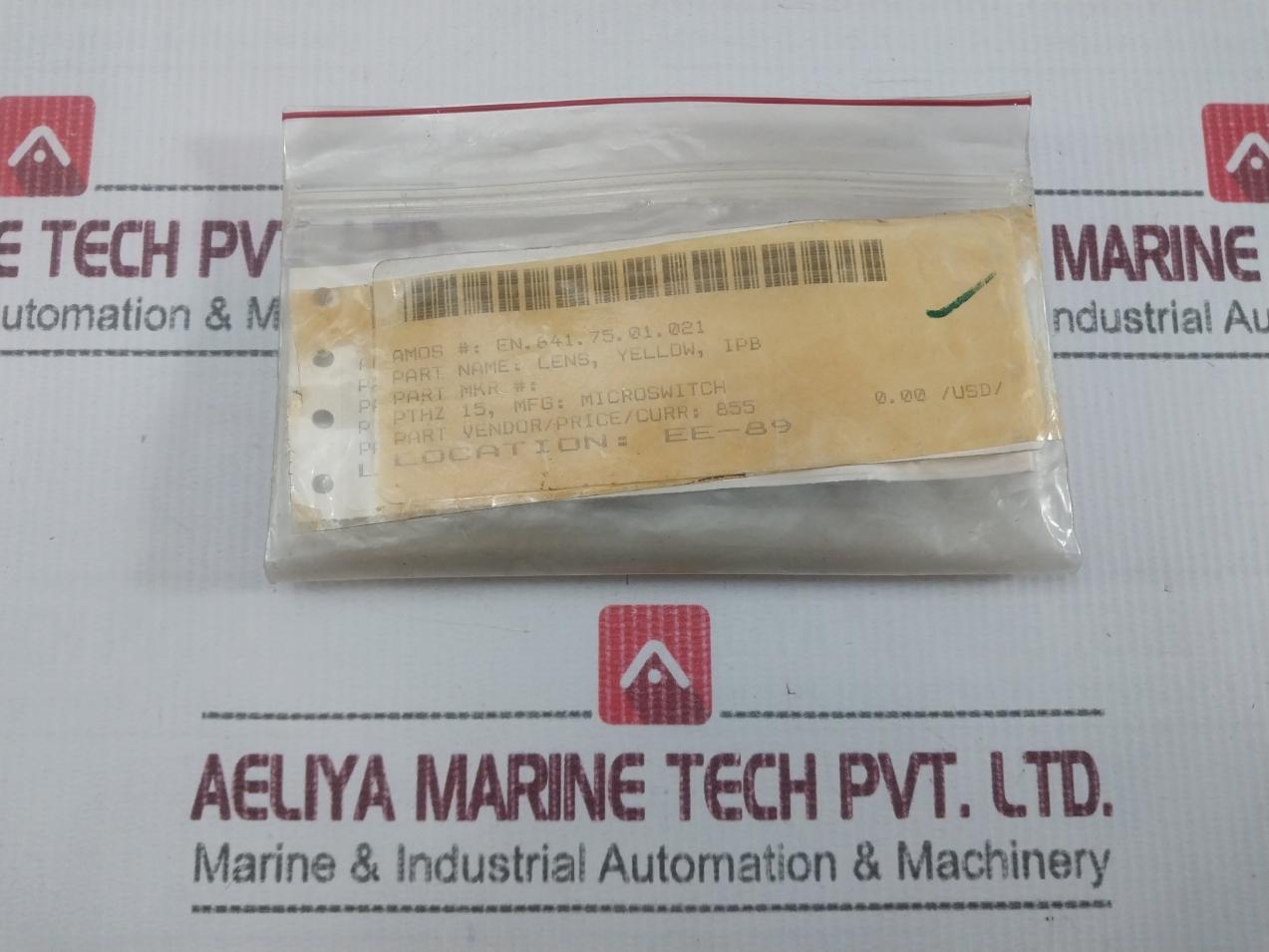 Lot Of 3X Honeywell Pthz15 Yellow Lens Ipb Microswitch Indicator
