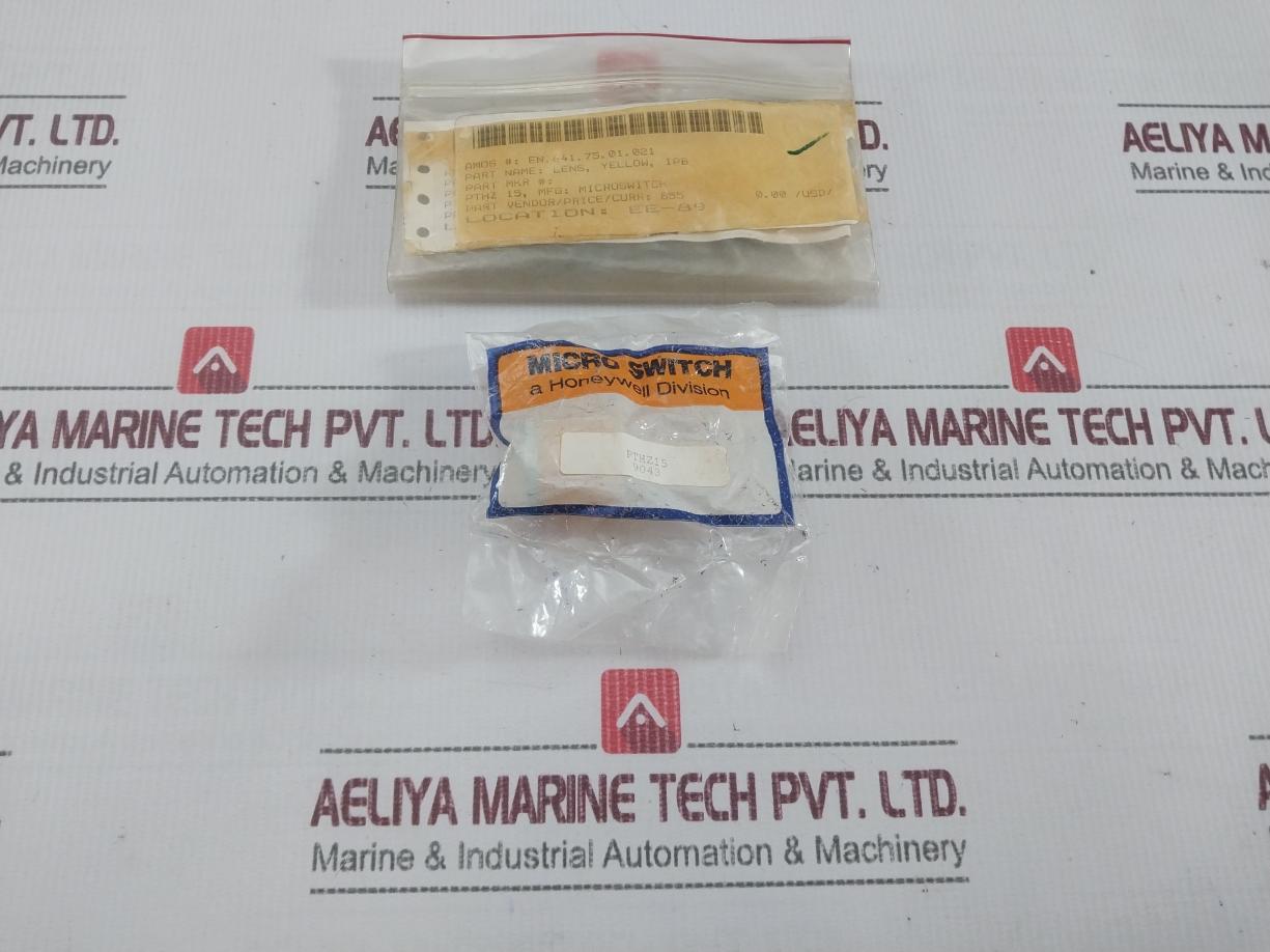 Lot Of 3X Honeywell Pthz15 Yellow Lens Ipb Microswitch Indicator