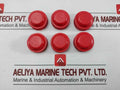 Lot Of 3X Idec Oc-11R Push Button Cap