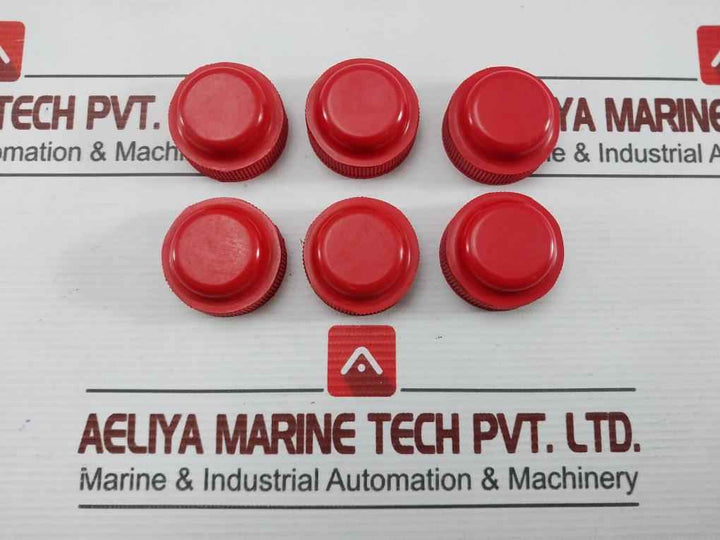 Lot Of 3X Idec Oc-11R Push Button Cap