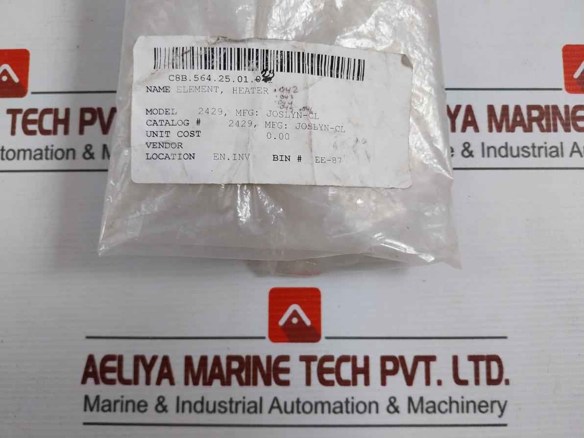 Lot Of 3X Joslyn Clark 2429 Heater Element