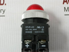 Lot Of 3X Kpl30-l3C Pilot Light Koino 24V, 20Ma