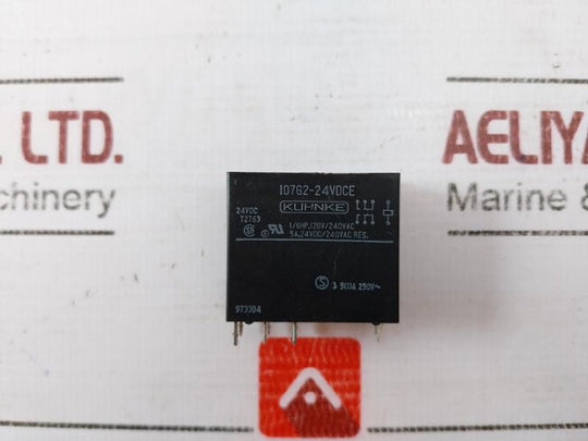 Lot of 3X Kuhnke 107G2-24VDCE Relay/Socket 24VDC 72763 9733B4