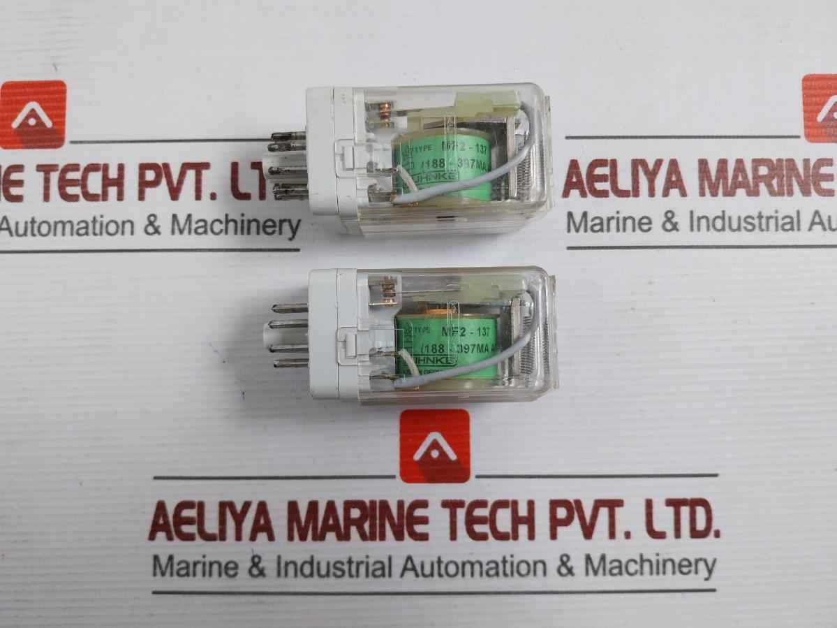 Lot Of 3X Kuhnke Mf2-137 Relay