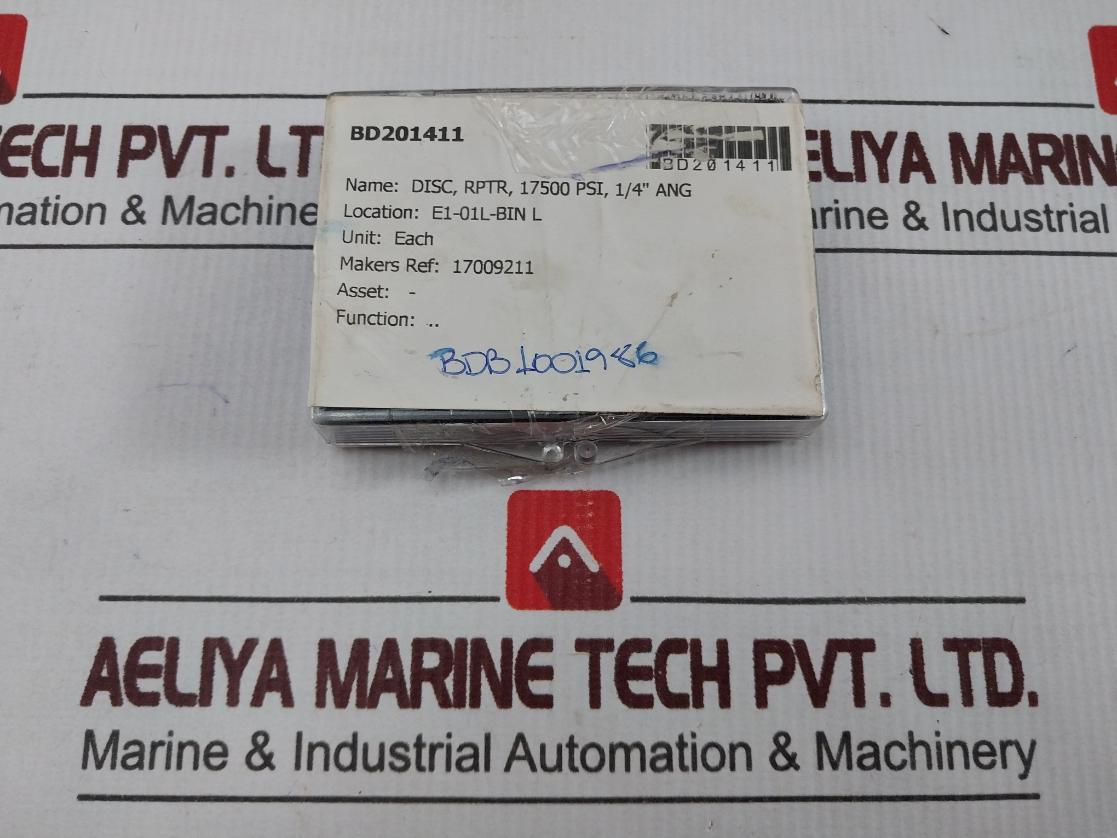 Lot of 3X Lamot 1/4” STD (AA) Rupture Pressure LMD-DTL-1002 F