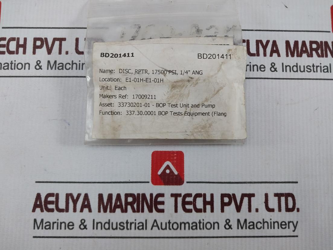 Lot of 3X Lamot 1/4” STD (AA) Rupture Pressure LMD-DTL-1002 F