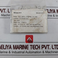 Lot of 3X Lamot 1/4” STD (AA) Rupture Pressure LMD-DTL-1002 F