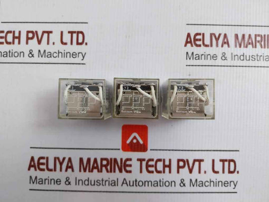 Lot Of 3X Ly3 Omron Power Relay 12Vdc