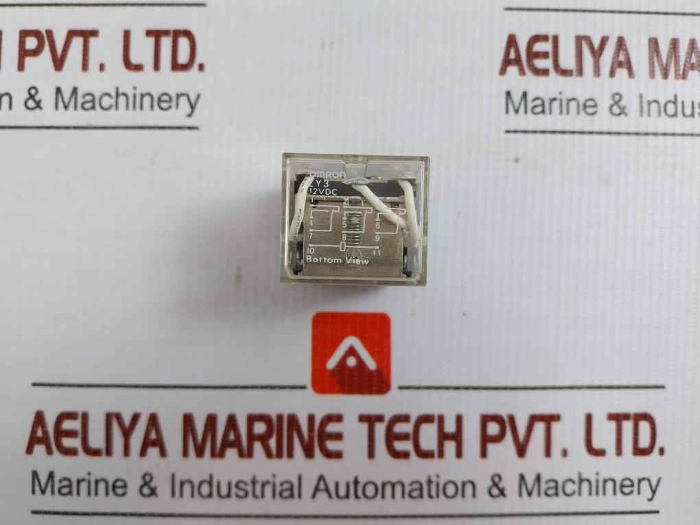Lot Of 3X Ly3 Omron Power Relay 12Vdc