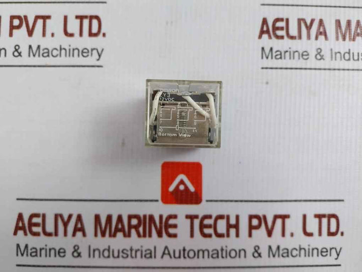 Lot Of 3X Ly3 Omron Power Relay 12Vdc