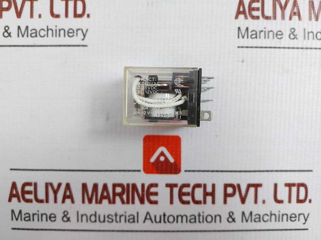 Lot Of 3X Ly3 Omron Power Relay 12Vdc