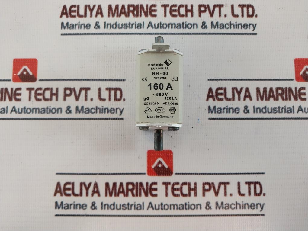 Lot of 3X M.schneider 370096 Eurofuse 160a ac500v