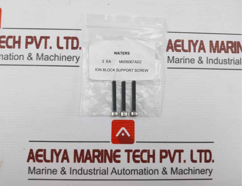 Lot Of 3X M956067Ad2 Waters Ion Block Support Screw