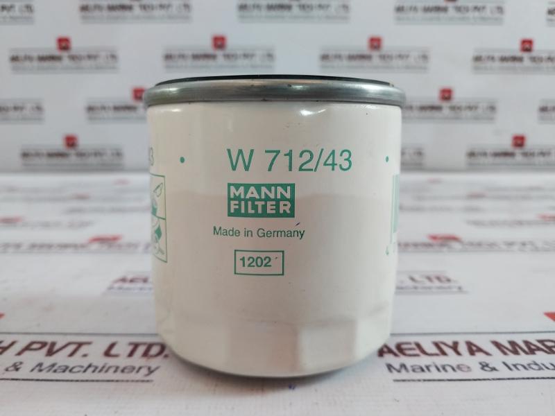 Lot of 4X MANN FILTER W 712/43 Oil Filter