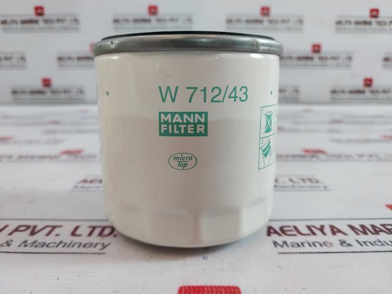 Lot of 4X MANN FILTER W 712/43 Oil Filter