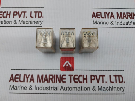 Lot Of 3X My4 Miniature Power Relay 24Vdc Omron