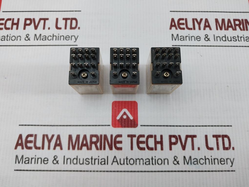 Lot Of 3X My4 Miniature Power Relay 24Vdc Omron