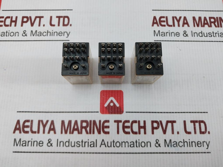 Lot Of 3X My4 Miniature Power Relay 24Vdc Omron
