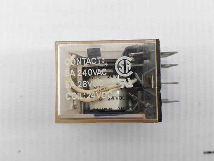 Lot Of 3X My4 Miniature Power Relay 24Vdc Omron