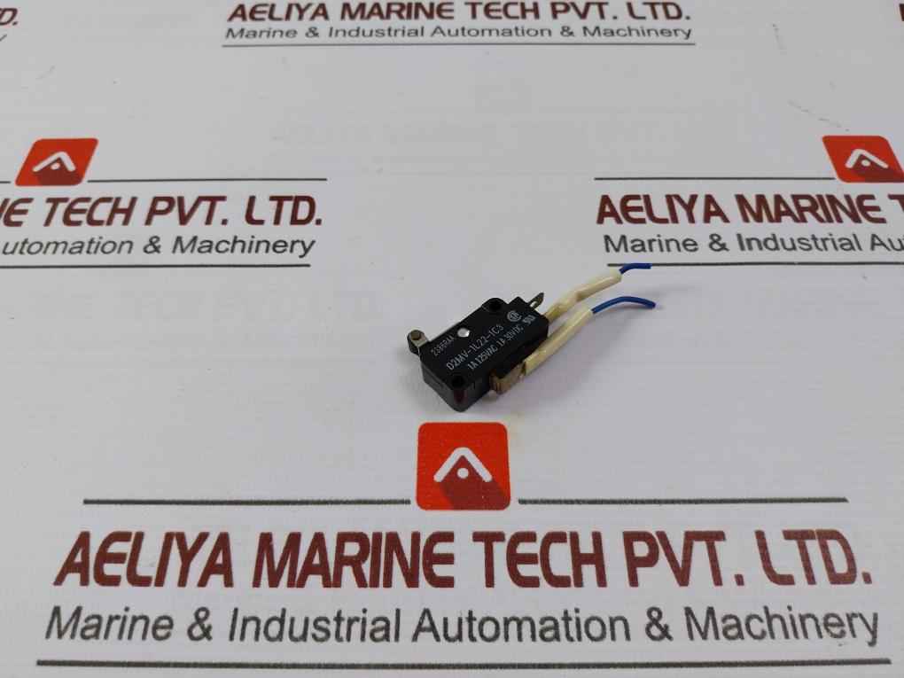 Lot Of 3X Omron D2Mv-1L22-1C3 Miniature Basic Switch 1A 125Vac 30Vdc