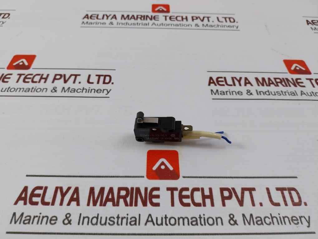 Lot Of 3X Omron D2Mv-1L22-1C3 Miniature Basic Switch 1A 125Vac 30Vdc