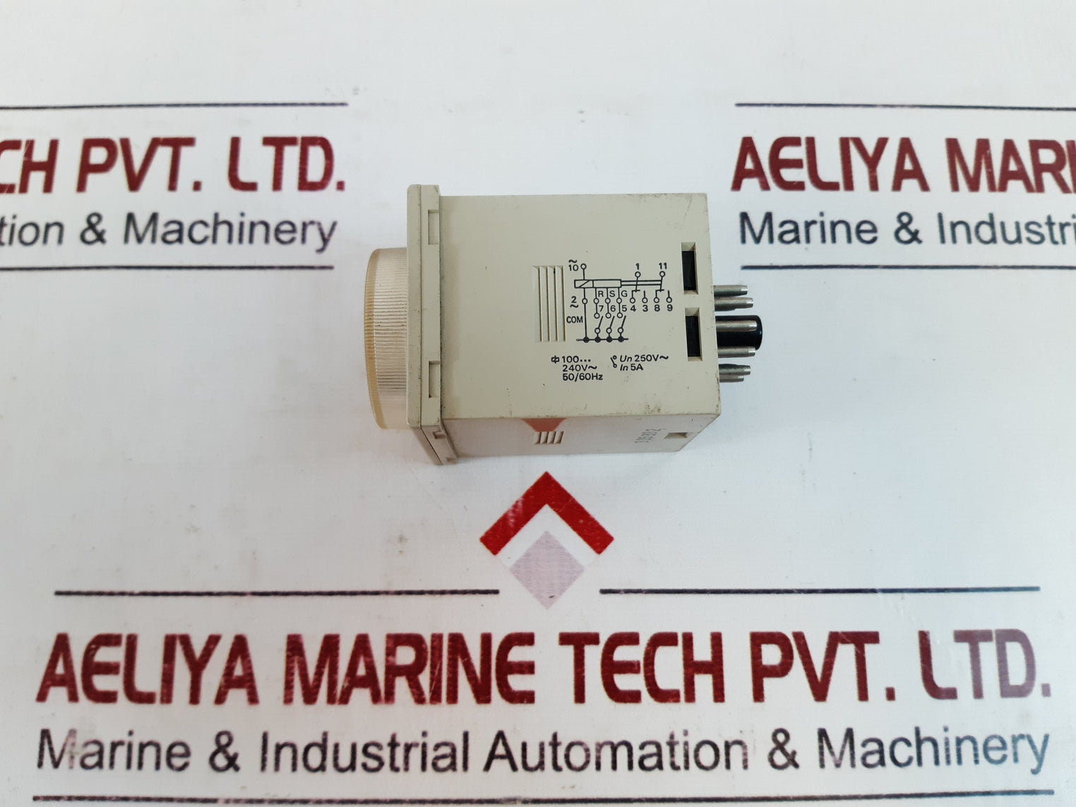 Lot Of 3X Omron H3Cr-a Timer 100 To 240Vac 5A 50/60Hz