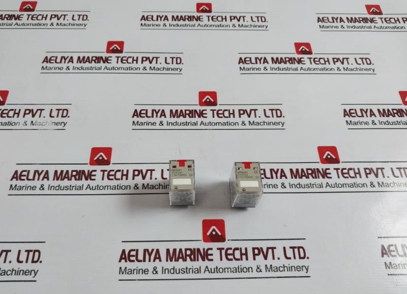 Lot Of 3X Omron My4In Relay Volts: 110/120Vac (S) 18Z2Y1 5A 250Vac/5A 30Vdc