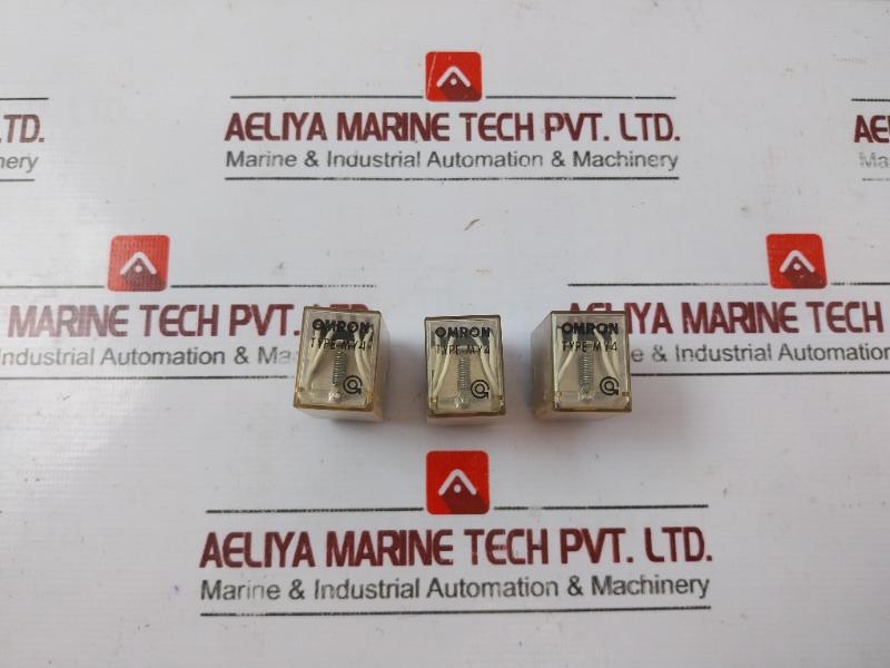 Lot of 3X OMRON MY4 Miniature Power Relay DC24V