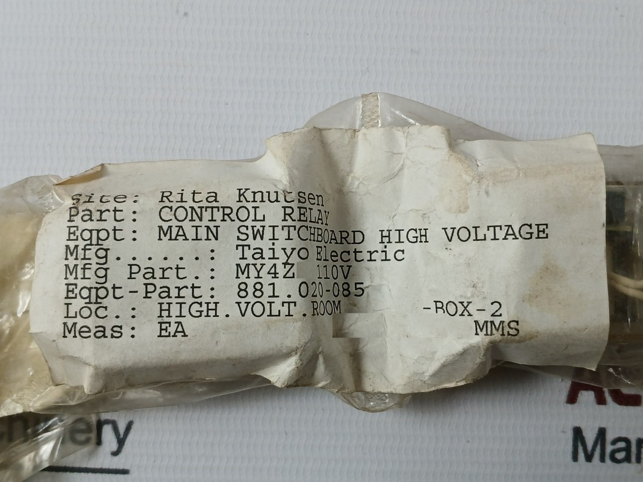 Lot Of 3X Omron My4Z Miniature Power Relay Dc 110V 0682Y1