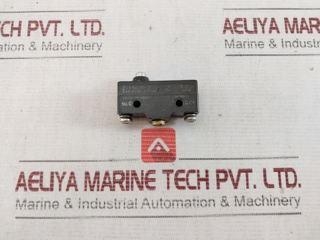 Lot Of 3X Omron Z-15Gd-b General-purpose Basic Switch 15A 125, 250/480Vac