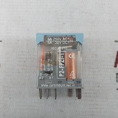 Lot Of 3X Paramount P2-fpzi-1 Plug In Relay Socket 6A 250V Ac1 Iec 61810 Dc 48V