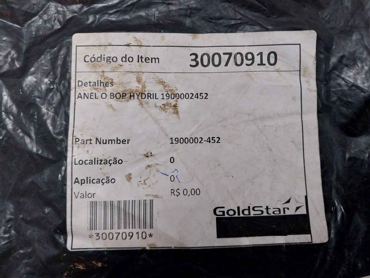 Lot Of 3X Parker N0552 2-452 Anel O Bop O-ring For Spare Part Assy 28-15 Rev F2