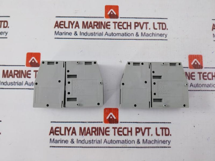 Lot of 3X Phoenix Contact HDFK50 Panel Feed-Through Terminal Block 690V 50mm2