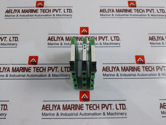 Lot Of 3X Phoenix Contact Plc-bsp-24Dc/21 Power Relay With Base