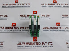 Lot Of 3X Phoenix Contact Plc-bsp-24Dc/21 Power Relay With Base