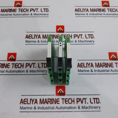 Lot Of 3X Phoenix Contact Plc-bsp-24Dc/21 Power Relay With Base