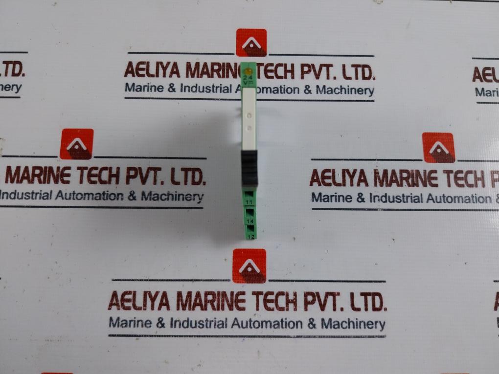 Lot Of 3X Phoenix Contact Plc-bsp-24Dc/21 Power Relay With Base