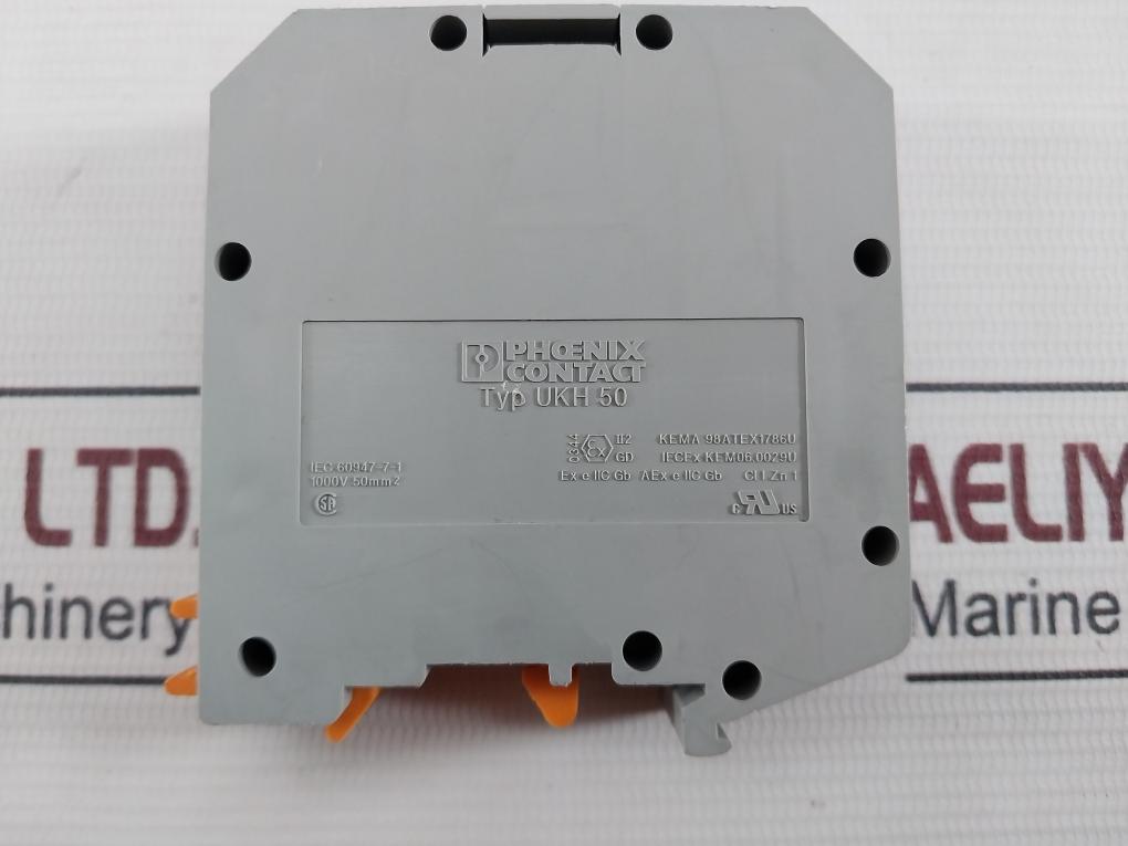 Lot Of 3X Phoenix Contact Ukh 50 High-current Terminal Block 1000V 50 Mm2