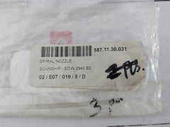 Lot of 3X PNR EDW 2940 B3 Spiral Nozzle 587.11.30.031