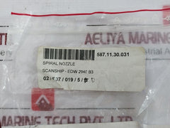 Lot of 3X PNR EDW 2940 B3 Spiral Nozzle 587.11.30.031