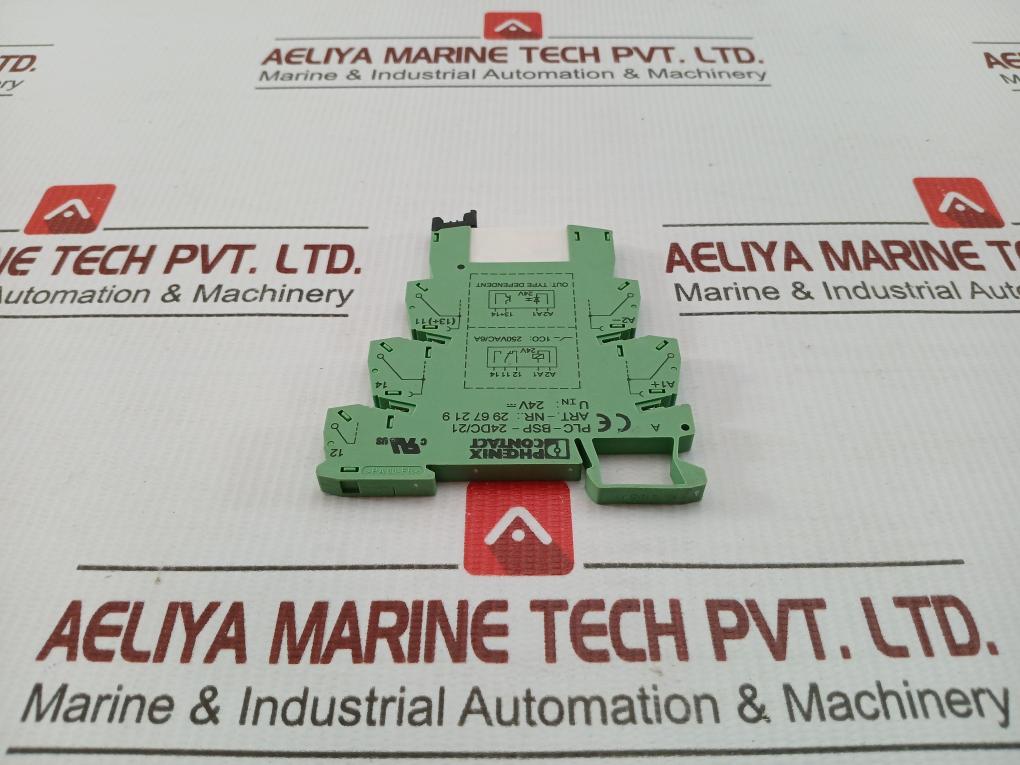Lot Of 3X Relay Base Plc-bsp-24Dc/21 2961105 Phoenix Contact 24V Dc